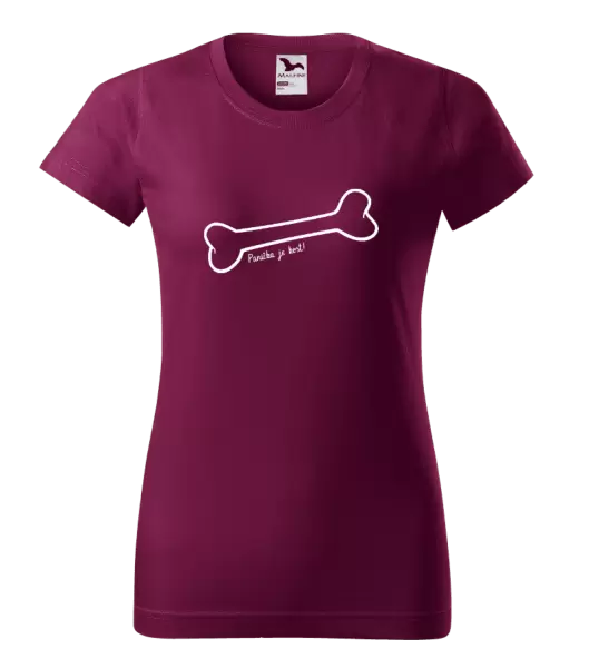 Dámské tričko Panička je kost