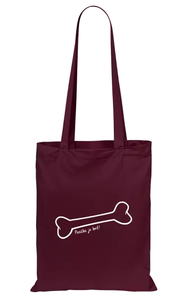 Látková taška Panička je kost