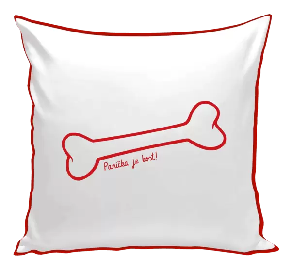 Polštář Panička je kost