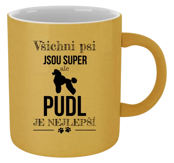 Metalický hrnek Pudl je nejlepší