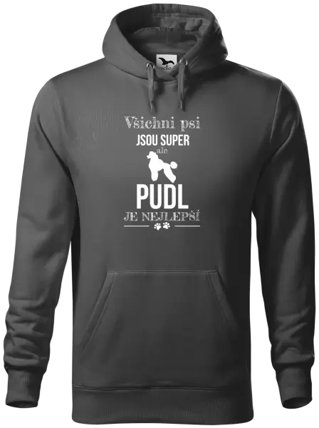 Pánská mikina Pudl je nejlepší