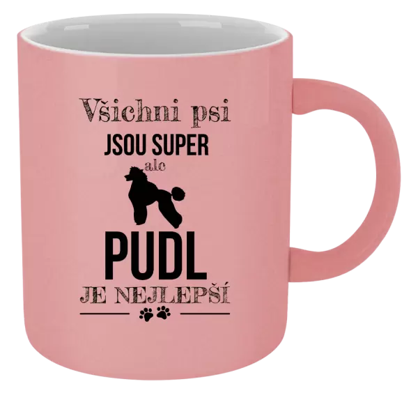 Metalický hrnek Pudl je nejlepší