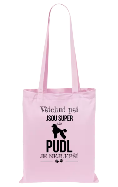 Látková taška Pudl je nejlepší