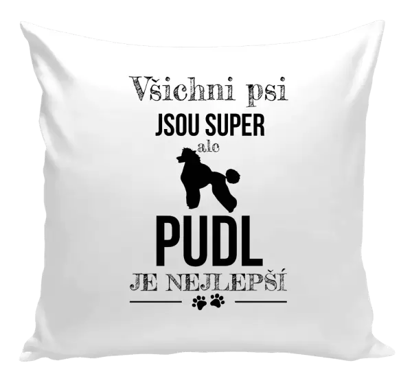 Polštář Pudl je nejlepší