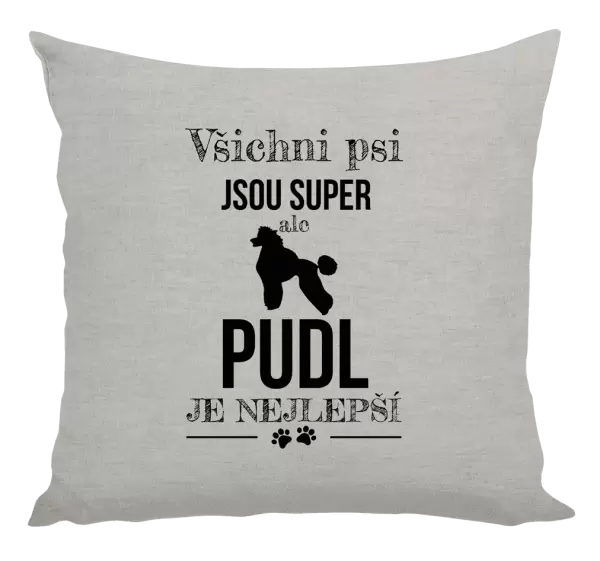 Polštář Pudl je nejlepší