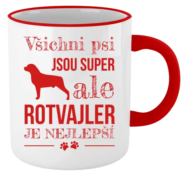 Hrnek Rotvajler je nejlepší