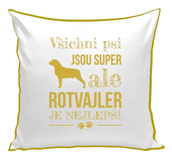 Polštář Rotvajler je nejlepší