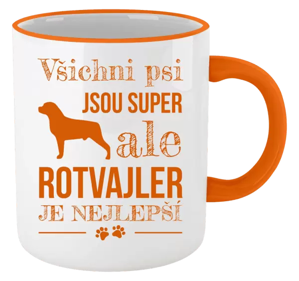Hrnek Rotvajler je nejlepší