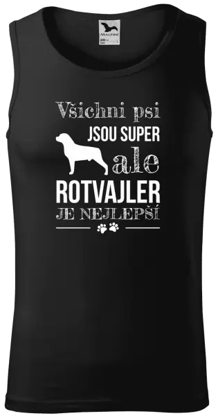 Pánské tílko Rotvajler je nejlepší