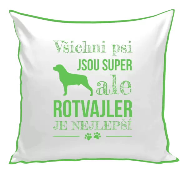 Polštář Rotvajler je nejlepší