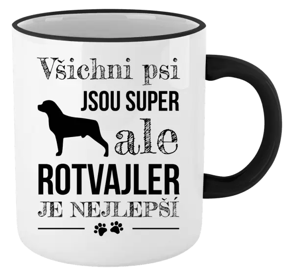 Hrnek Rotvajler je nejlepší