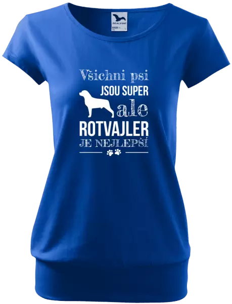 Dámské tričko Rotvajler je nejlepší