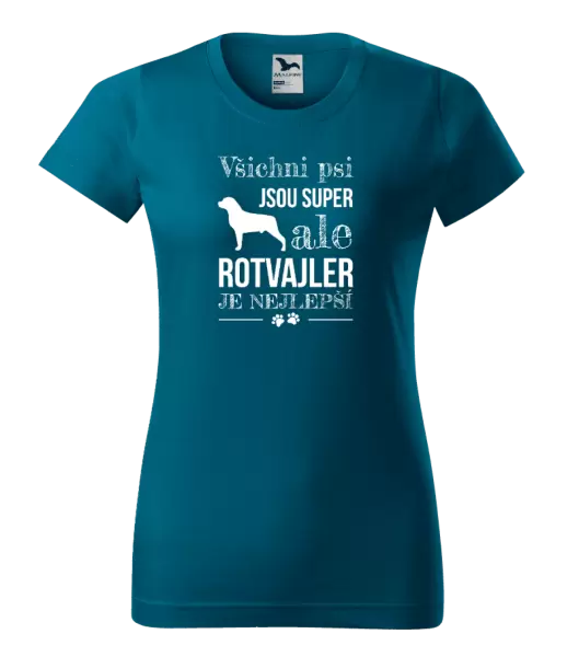 Dámské tričko Rotvajler je nejlepší