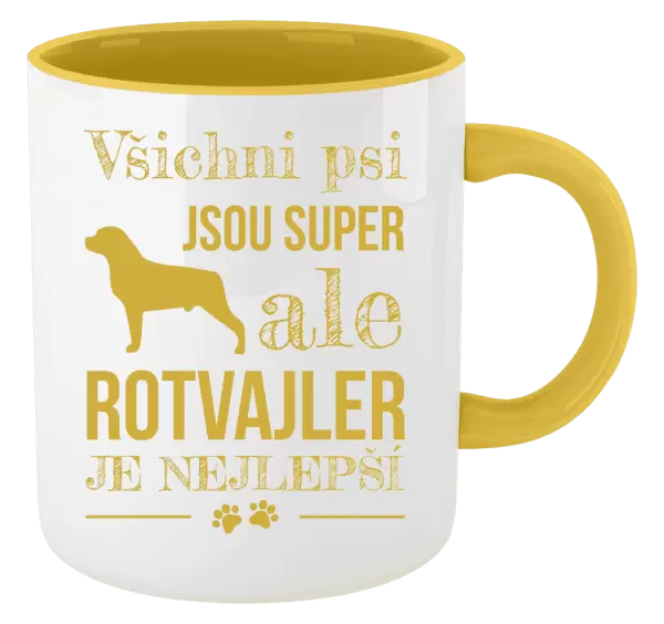Hrnek Rotvajler je nejlepší
