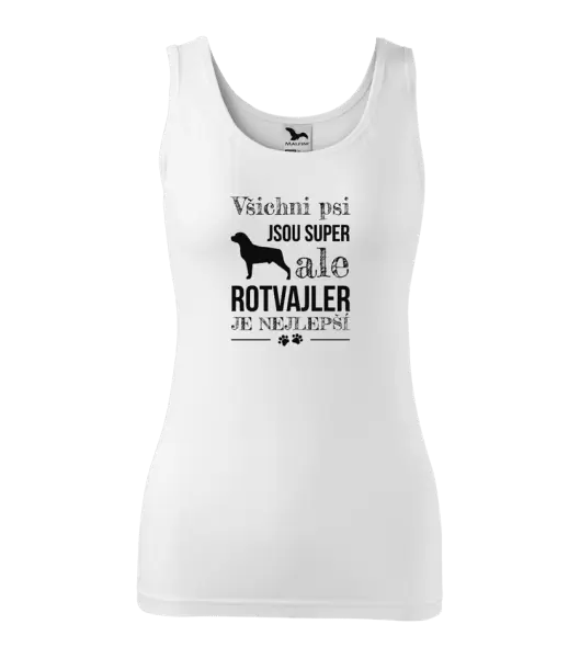Dámské tílko Rotvajler je nejlepší