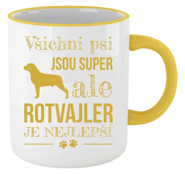 Hrnek Rotvajler je nejlepší