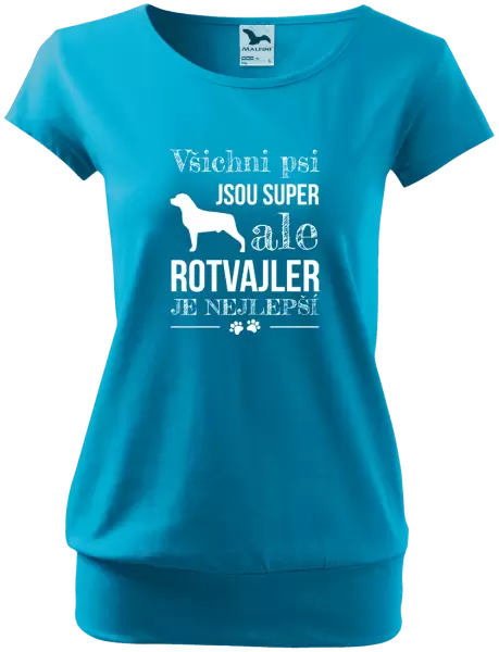 Dámské tričko Rotvajler je nejlepší