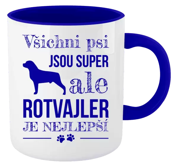 Hrnek Rotvajler je nejlepší