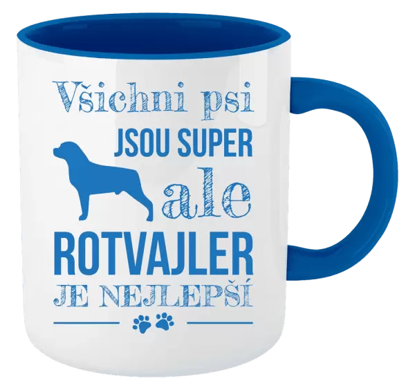 Hrnek Rotvajler je nejlepší