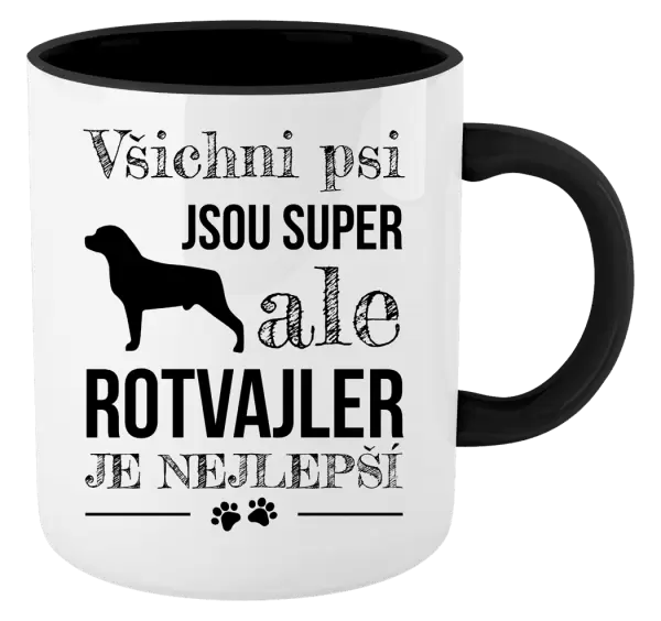 Hrnek Rotvajler je nejlepší