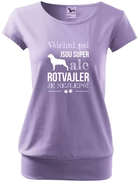 Dámské tričko Rotvajler je nejlepší