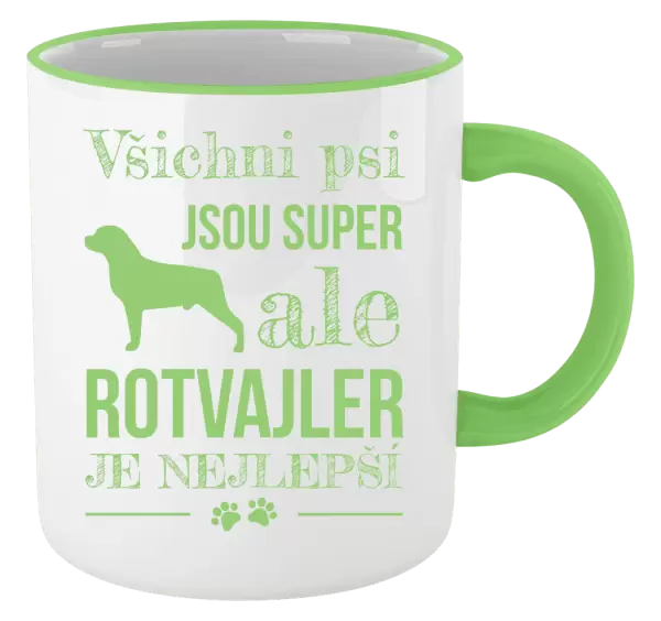 Hrnek Rotvajler je nejlepší