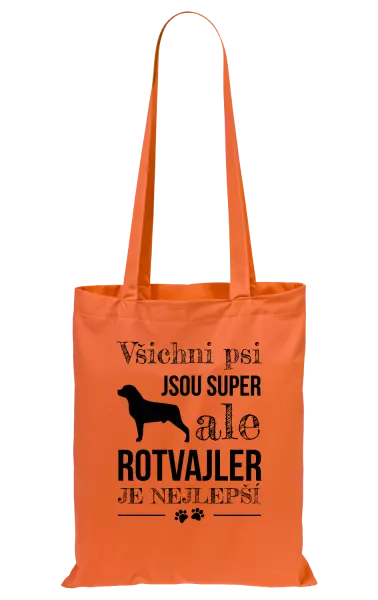 Látková taška Rotvajler je nejlepší