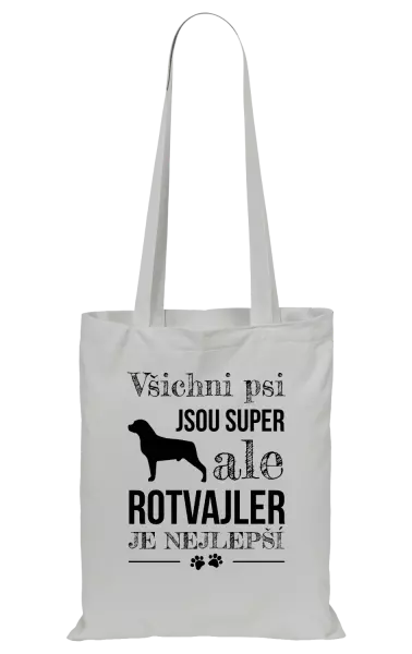 Látková taška Rotvajler je nejlepší