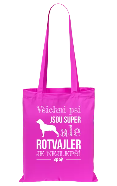 Látková taška Rotvajler je nejlepší