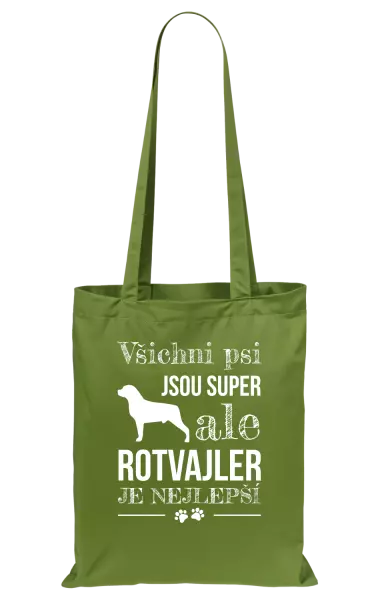 Látková taška Rotvajler je nejlepší
