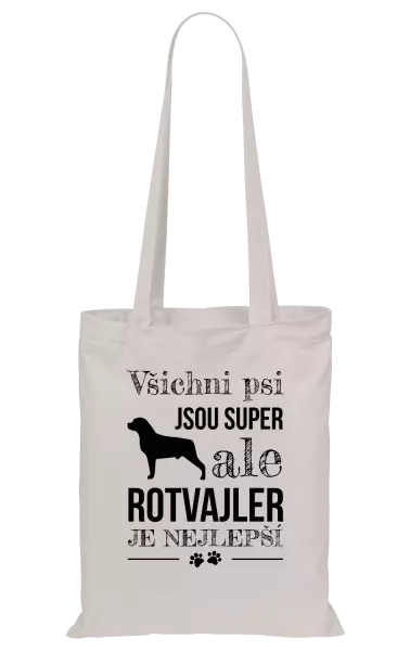 Látková taška Rotvajler je nejlepší