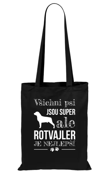 Látková taška Rotvajler je nejlepší
