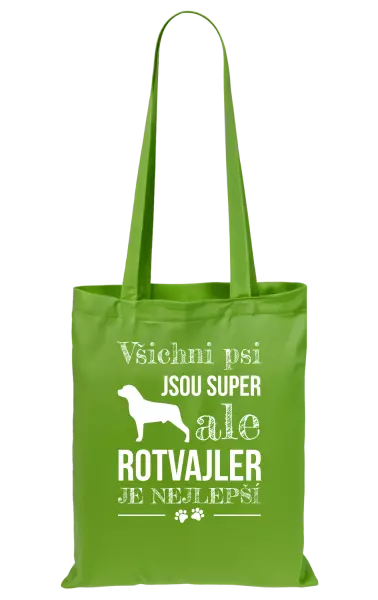 Látková taška Rotvajler je nejlepší