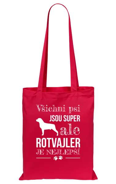 Látková taška Rotvajler je nejlepší