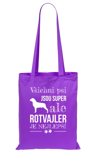 Látková taška Rotvajler je nejlepší