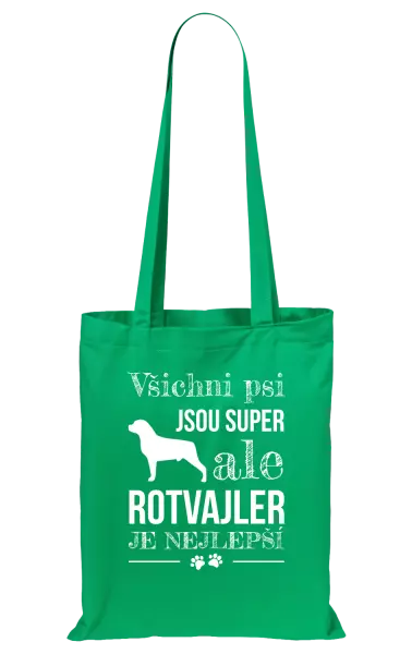 Látková taška Rotvajler je nejlepší