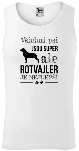 Pánské tílko Rotvajler je nejlepší
