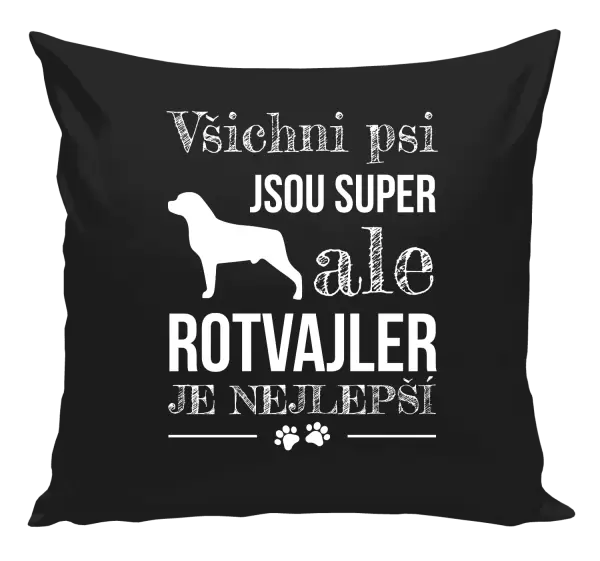 Polštář Rotvajler je nejlepší