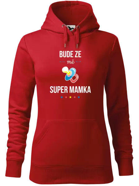 Dámská mikina Bude ze mě super mamka