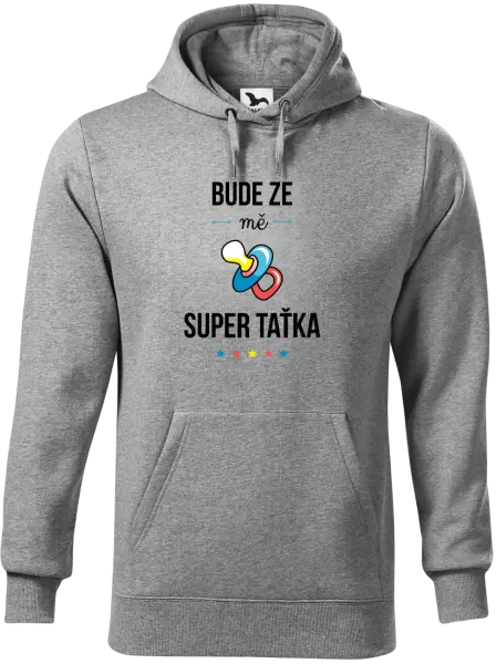 Pánská mikina Bude ze mě super taťka