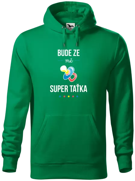 Pánská mikina Bude ze mě super taťka