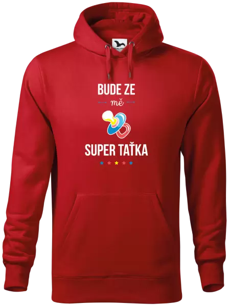 Pánská mikina Bude ze mě super taťka