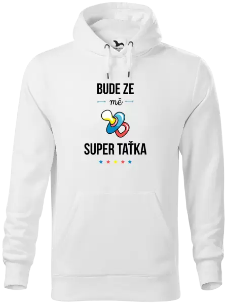Pánská mikina Bude ze mě super taťka