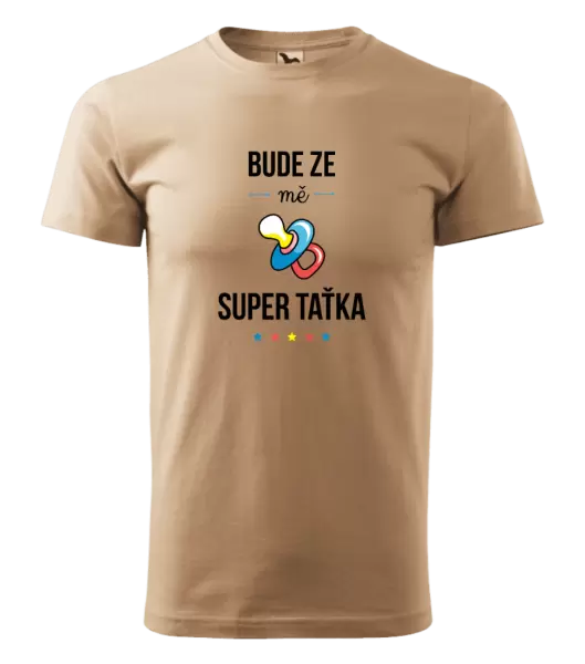 Pánské tričko Bude ze mě super taťka