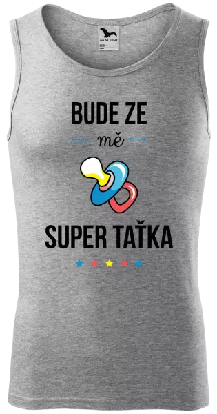 Pánské tílko Bude ze mě super taťka