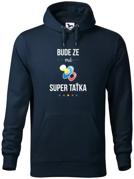 Pánská mikina Bude ze mě super taťka