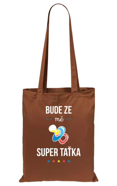 Látková taška Bude ze mě super taťka