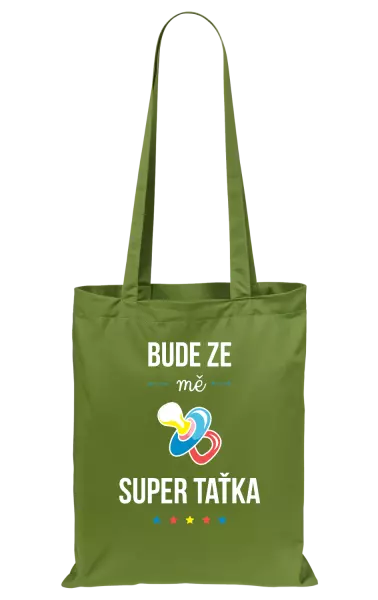 Látková taška Bude ze mě super taťka