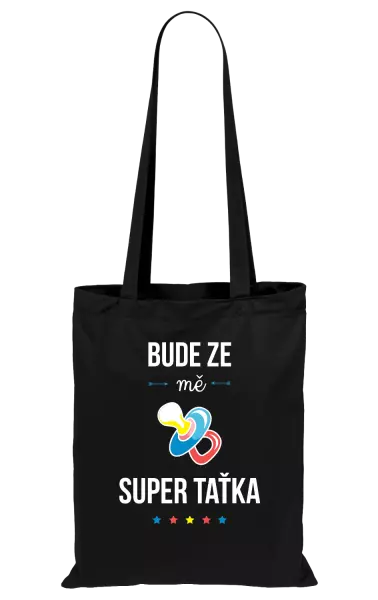 Látková taška Bude ze mě super taťka