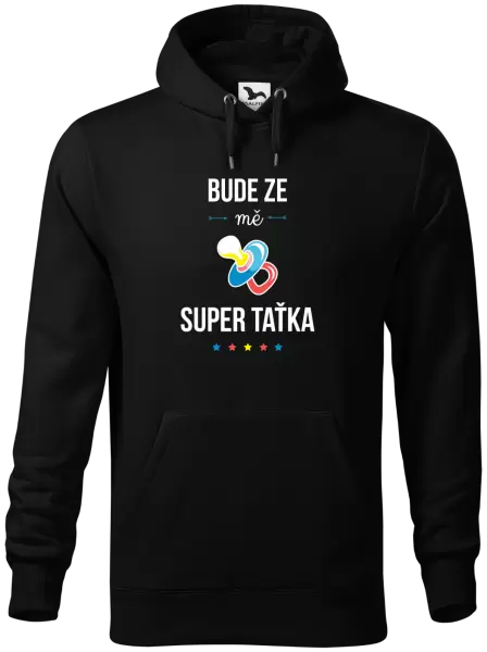 Pánská mikina Bude ze mě super taťka